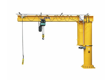 Heavy Duty Jib Crane Column Mounted Type With Electric Hoist &amp; Remote Control