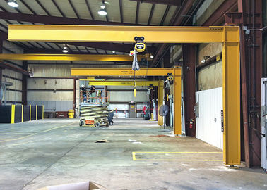 Customized 360 Degree 5 Ton Warehouse Jib Crane With Hoist Lift SGS Certification
