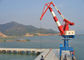 30 Ton Harbour Portal Crane / Mobile Slewing Portal Jib Crane For Shipyards