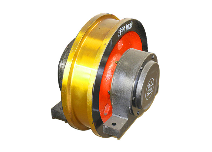 Gantry / Overhead Crane Spare Parts , Double Flange Crane Wheels