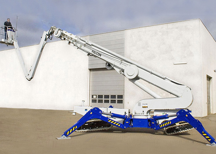 Electric Hydraulic Mobile Spider Boom Lift / Towable Aerial Lift Equipment