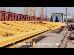 100 Ton Beam Launcher Machine Double Truss Bridge Erection