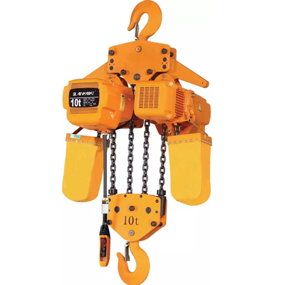 7.0m / Min Electric Chain Hoist Machinery With Trolley