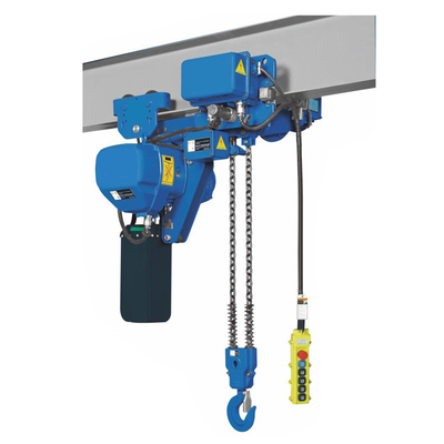 50Hz Electric Chain Hoist Machine 30m With Trolley Customised