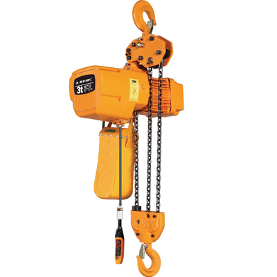 50Hz Small Electric Chain Hoist High Efficiency With Trolley