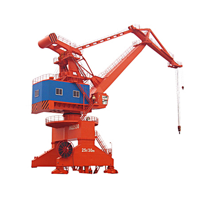 Electric Shipyard Harbour Portal Crane 30 Ton Remote Control