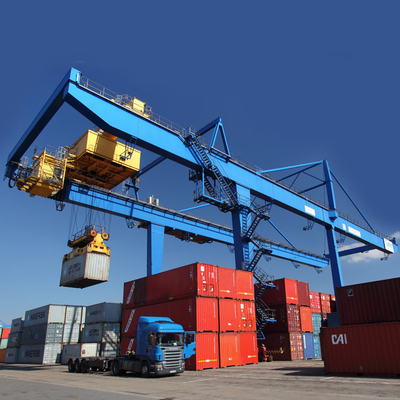 40 Foot Handling Container Gantry Crane Capacity RMG Type  34m