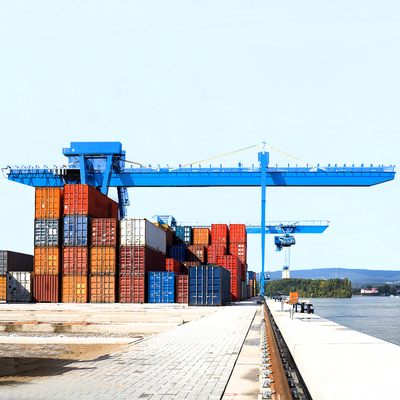 RMG Type Handling Container Gantry Crane 40 Foot Capacity