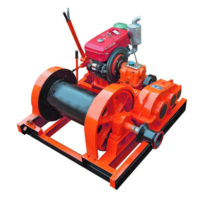 Construction Lifting Electric Winch 380V High Efficiency With Wire Rope