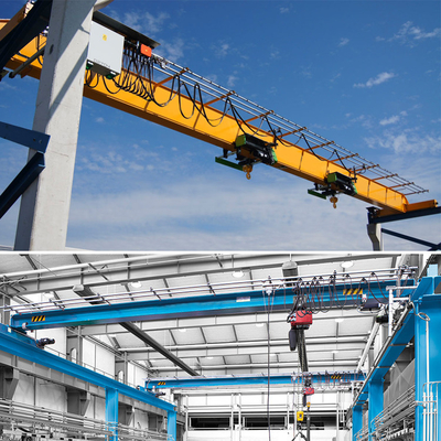 New Design Single Girder Eot Crane With European Hoist For Sale