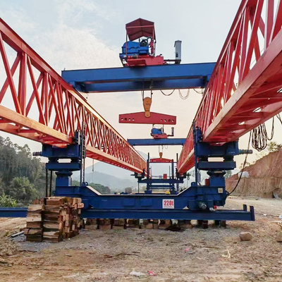 Remote Control 100 Ton Girder Launching Crane With Safety Device