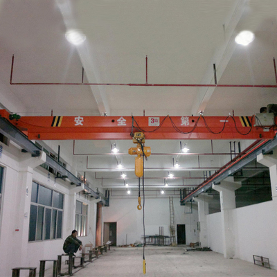 Electric Motor Hoisting Single Girder Overhead Crane With CD MD Hoist