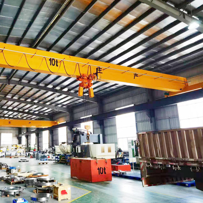 2023 New Style 10 Ton Single Beam Overhead Crane For Construction