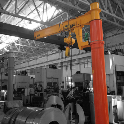 360 Degree Rotating Floor Mounted Jib Crane 2m/Min Widely Application