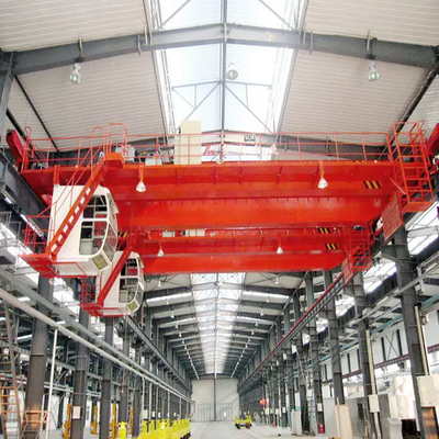 Loading 32t Overhead Double Girder Bridge Crane With Electric Trolley