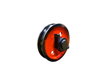 Overhead Crane Spare Parts , High Performance Steel Forged Cast Iron Wheels