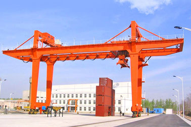 Customized Shipping Container Crane RMG Mobile Traveling Quayside Gantry Crane