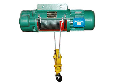 Single / Double Speed Electric Wire Rope Hoist With Good Impact Resistance