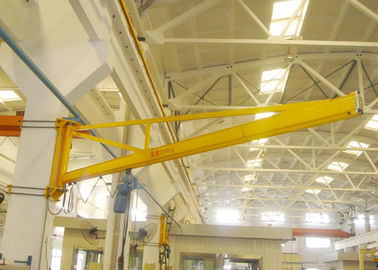 Workshop Wall Mounted Jib Crane , Manual Small Portable Lifting Equipment