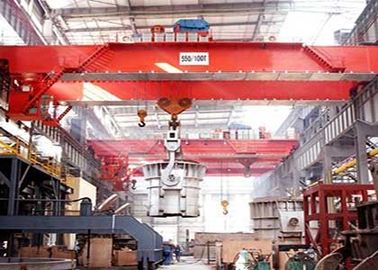 30T QDY Type Metallurgical Bridge Overhead Crane Motor Drive IP54 Protection Grade