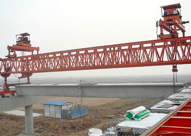 Precast Bridge Girder Erection Machine With 10M Max Lifting Height For Highway