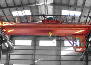 Remote Control Double Beams Overhead Crane With Trolley 20 Ton Running