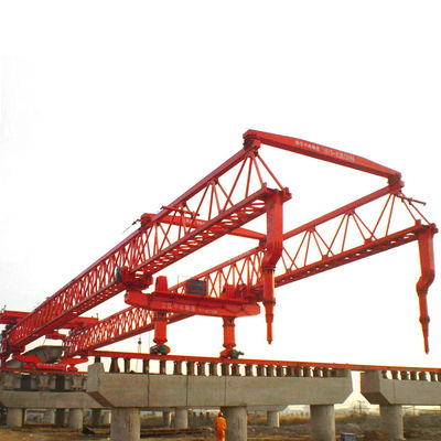 Rail Running 50M Span Launching Crane 1m/Min Lifting