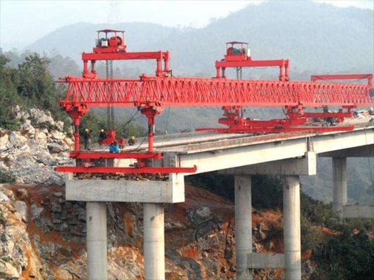 5m/Min Travel Highway Bridge Launching Crane Wire Rope Sling Type