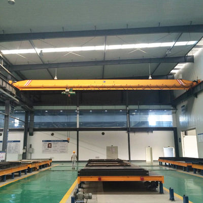 Single Girder Workshop 5 Ton Overhead Crane 6m Lifting