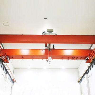 Indoor Double Beam Overhead Hoist Crane 10 Ton Cabin Control