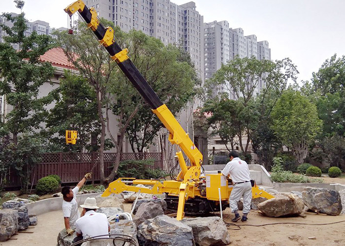 Mobile Mini Spider Crane 1 Ton 3 Ton 5 Ton Remote Control Crawler Crane