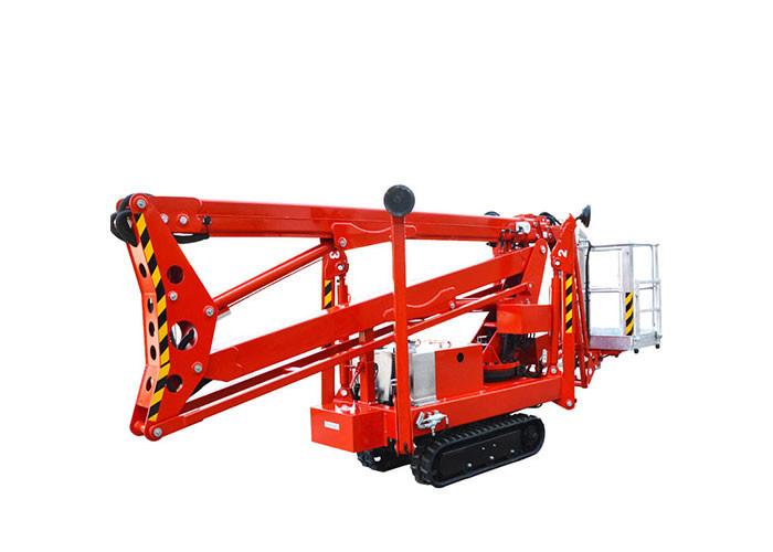 Self Propelled Spider Boom Lift , 18 Meters Aerial Working