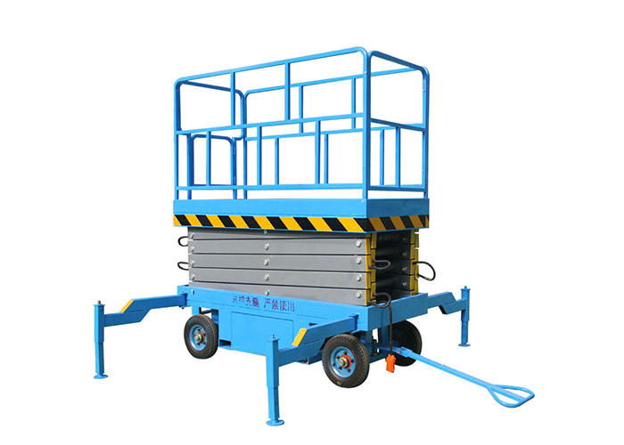 Single Person Scissor Lift Platform , Self Propelled Electric Scissor