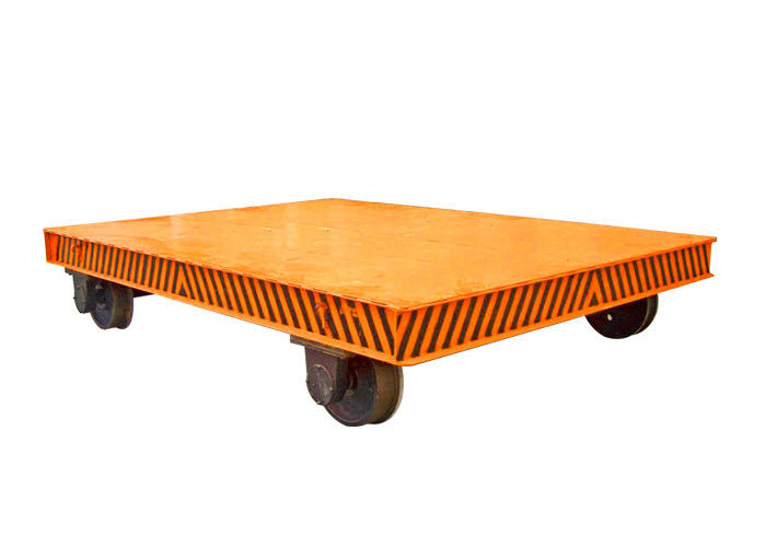 20 Ton Motorized Rail Cart , Heavy Load Steel Coil Material Transfer Carts