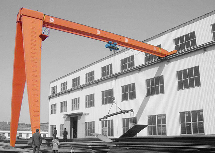 One Leg Industrial Gantry Crane Wireless Remote Control Type With