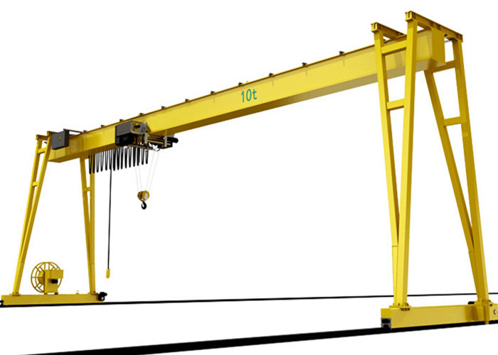 Single Girder Gantry Crane , 5 Ton Europe Style Electric