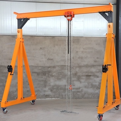 Portable Mobile Gantry Crane Light Duty Industrial Motorized