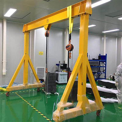 Light Duty 4 Wheels Gantry Crane Movable Aluminum Good Design