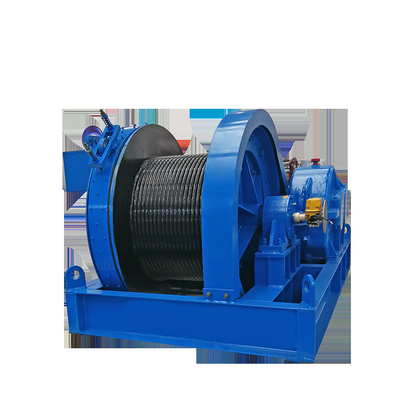 Widely Use High Speed Electric Winch Power Double Drum 3Ph