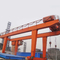 Tired Travel Lift Shipping Container Gantry Crane 50HZ RTG Rubber