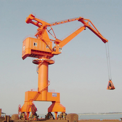 Level Luffing Mobile Harbour Portal Crane 380V Electrical Equipment