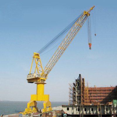 10m Harbour Portal Crane 200 Ton Boom Offshore Slewing Jib Crane