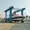 Electric Power Traveling Wheel Harbour Portal Crane A8 Yacht Lifting Equipment