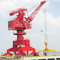 Heavy Duty Mobile Harbour Portal Crane Marine Level Luffing Container