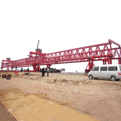 Bridge Girder Launching Gantry Crane High Efficient River Cross Sea 5m / Min 50M