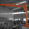 Workshop Use Floor Mounted Jib Crane Pendent Wire Control 0.5r / Min