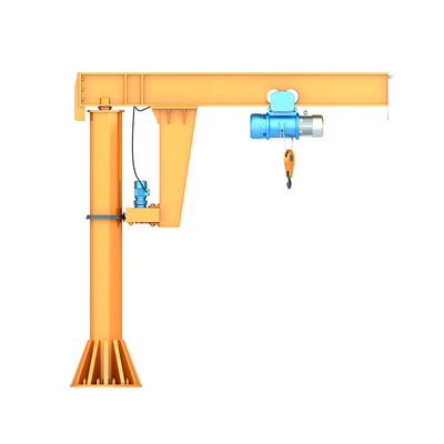 A3 Floor Mounted Jib Crane Remote Control 1 Ton Capacity