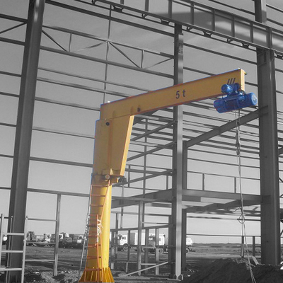 A3 Floor Mounted Jib Crane Remote Control 1 Ton Capacity