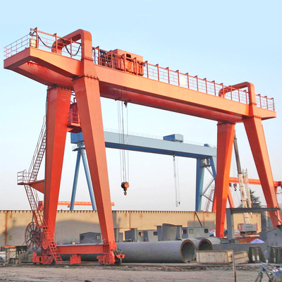 20 Ton Gantry Crane 40m Span Cabin Control 15M / MIN