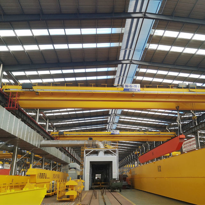 QD Double Girder Overhead Bridge Crane With Trolley 30m / Min